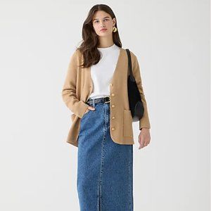 NWT Jcrew Giselle V-neck sweater-blazer